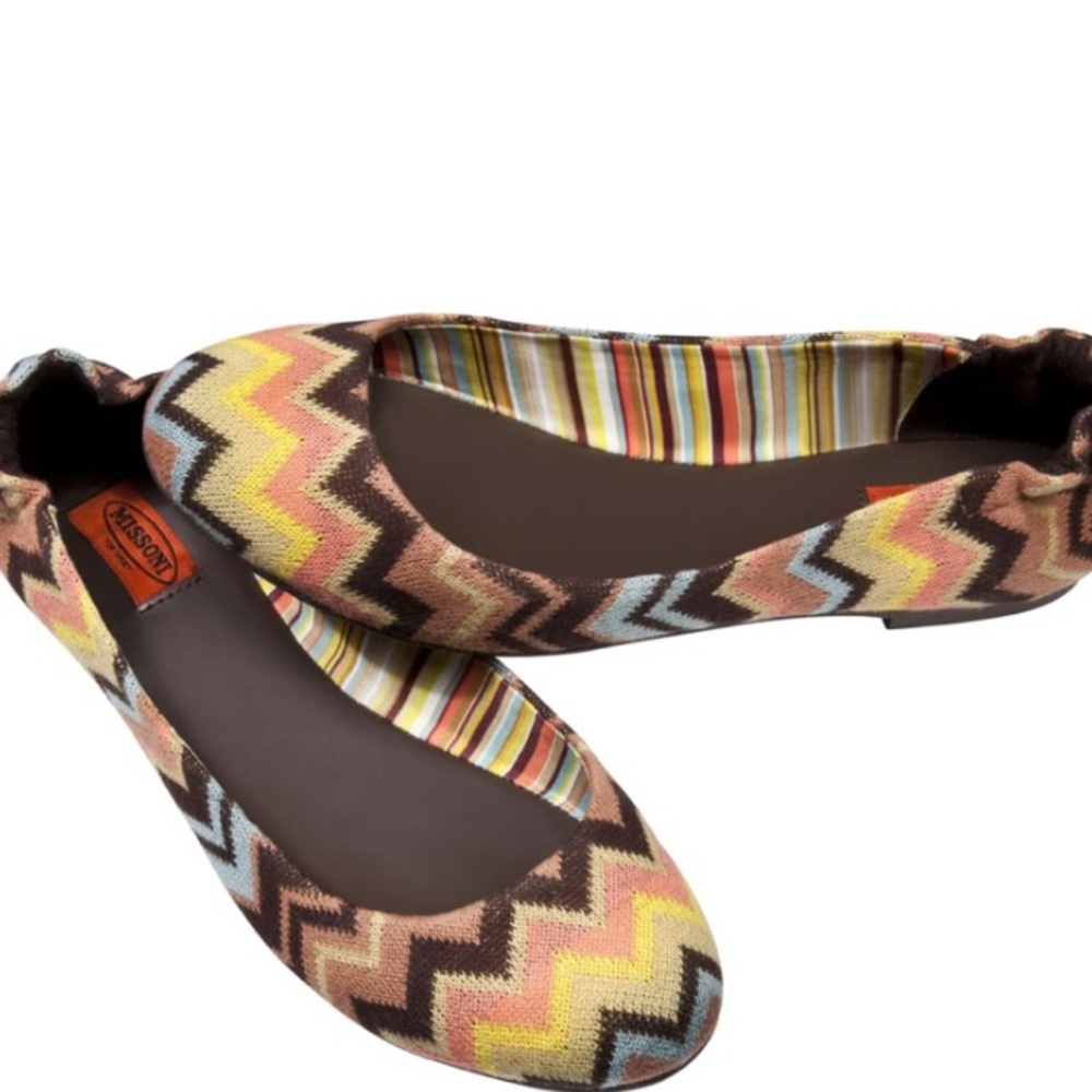 Missoni for Target Girls size 2 ballet shoes NWT